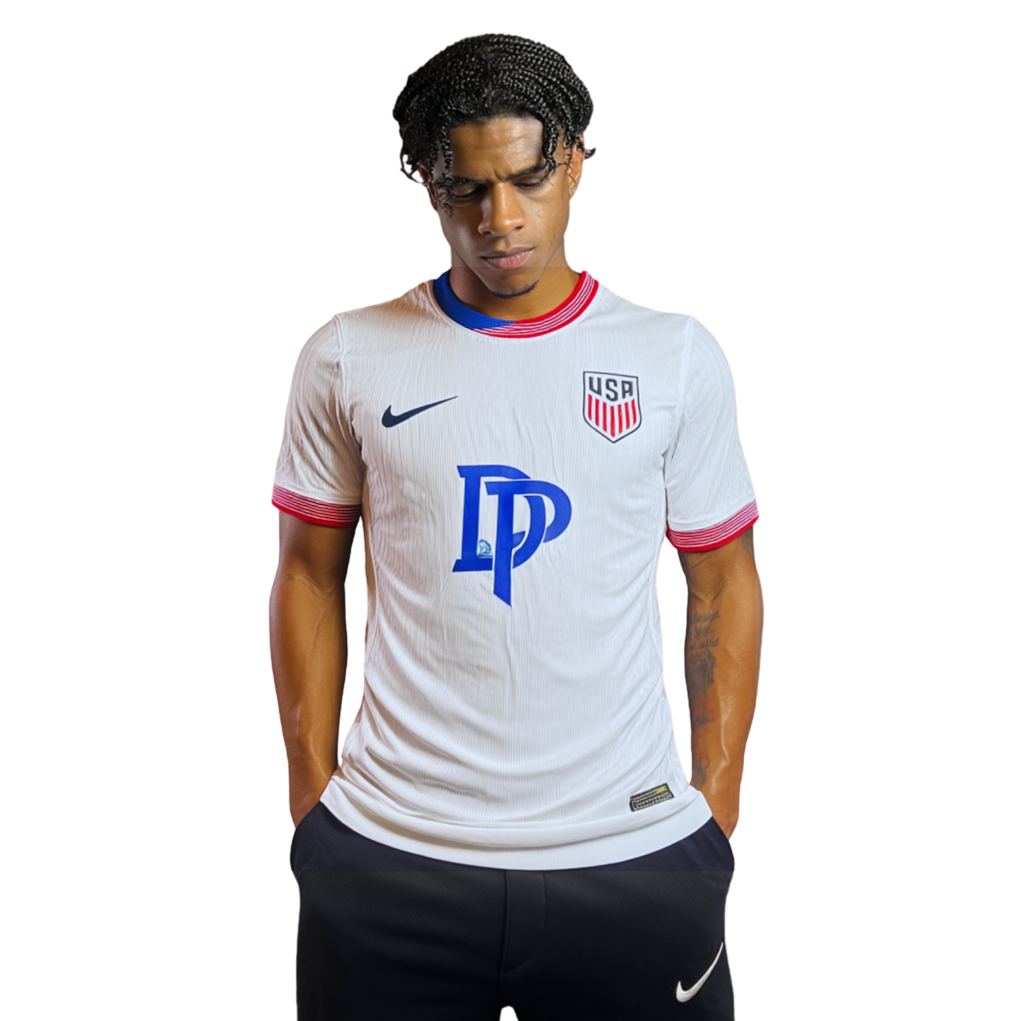 Dustin the diamond Poirier jersey x USA